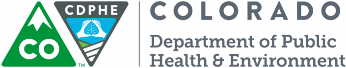 Colorado Department of Public Health & Environment Logo